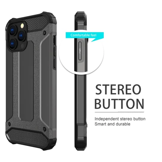 Калъф за iPhone 17 Pro - Hybrid Armor - Черен