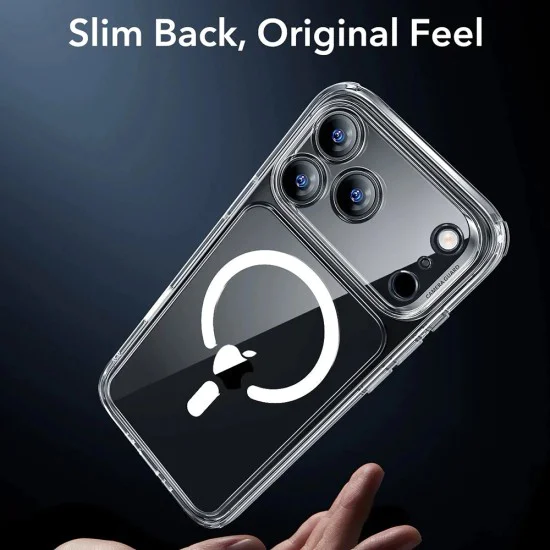 Калъф за iPhone 17 Pro Max - ESR - Classic Hybrid HaloLock - Прозрачен