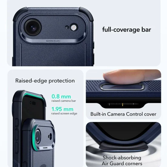 Калъф за iPhone 17 Air - ESR - Cyber ​​Halolock - Син