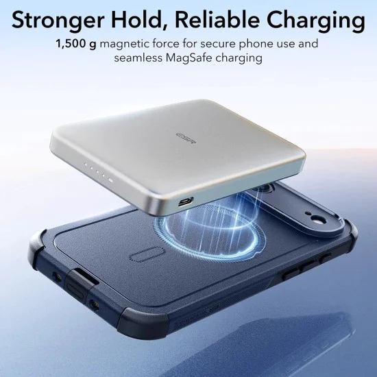Калъф за iPhone 17 Air - ESR - Cyber ​​Halolock - Син