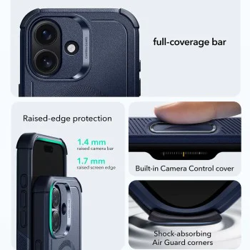 Калъф за iPhone 17 - ESR - Cyber ​​Halolock - Син