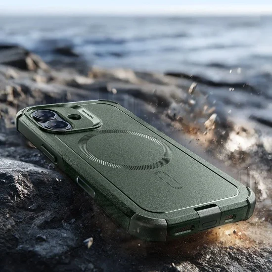 Калъф за iPhone 17 - ESR - Cyber ​​Halolock - Зелен