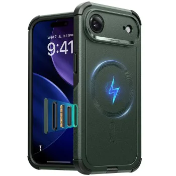Калъф за iPhone 17 Air - ESR - Cyber ​​Halolock - Зелен