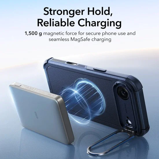 Калъф за iPhone 17 Air - ESR - Cyber ​​Armor Kickstand - Син