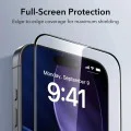 Протектор за iPhone 17 Pro - ESR - Tempered Glass UltraFit (3 броя) - Черен