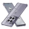 Калъф за OnePlus 12 - Techsuit - Удароустойчив Clear Silicone - Опушено Черен
