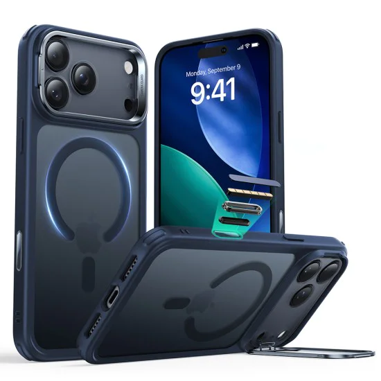 Калъф за iPhone 17 Pro Max - ESR - Classic Hybrid HaloLock Kickstand - Frosted Blue