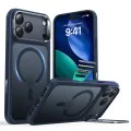 Калъф за iPhone 17 Pro – с MagSafe – ESR Classic Hybrid HaloLock Kickstand – Матиран син