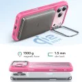 Калъф за iPhone 17 Pro Max – с MagSafe – ESR Classic Hybrid HaloLock Kickstand – Матиран розов