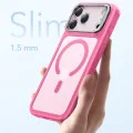 Калъф за iPhone 17 Pro Max – с MagSafe – ESR Classic Hybrid HaloLock Kickstand – Матиран розов
