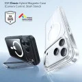 Калъф за iPhone 17 Pro Max - ESR - Classic Hybrid HaloLock Kickstand - Прозрачен Черен
