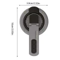 Поставка / държач с MagSafe – Techsuit AluStandX (SB1) – 360°, регулируем, алуминий & цинк – Сив