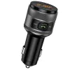 FM трансмитер – Techsuit VoltTune (MFM1) – Dual USB, QC3.0, MP3 плейър, Bluetooth – Черен