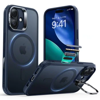 Калъф за iPhone 17 - ESR - Classic Hybrid HaloLock Kickstand - Frosted Blue