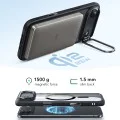 Калъф за iPhone 17 Air - ESR - Classic Hybrid HaloLock Kickstand - Прозрачен Черен