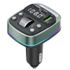FM трансмитер – Techsuit EchoDrive (MFM3) – Dual PD35W, Bluetooth 5.4, U-Disk музика, Bass режим – Черен