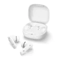 Spigen - Безжични слушалки (SA2402) - Bluetooth 5.3, Активно шумопотискане, Микрофон, Ниска латентност, Аудио приложение - Бял