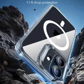 Калъф за iPhone 17 - ESR - Classic Hybrid HaloLock - Прозрачен