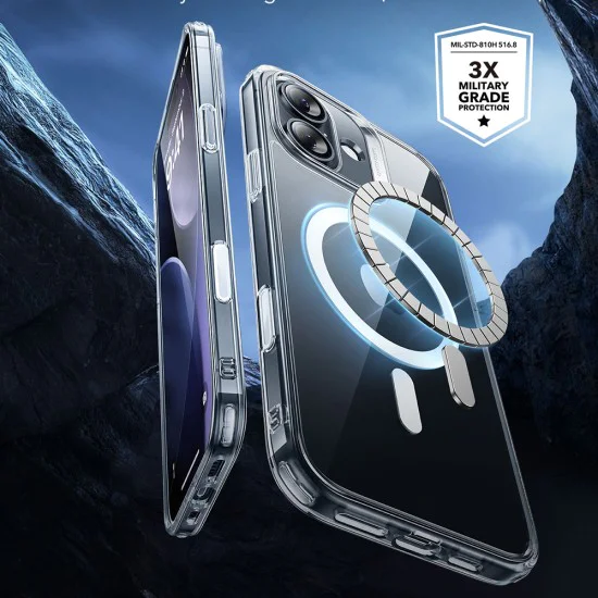 Калъф за iPhone 17 - ESR - Classic Hybrid HaloLock - Прозрачен