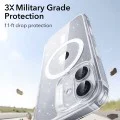 Калъф за iPhone 17 - ESR - Classic Hybrid HaloLock - Прозрачен Shimmer