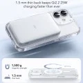 Калъф за iPhone 17 - ESR - Classic Hybrid HaloLock - Прозрачен Shimmer