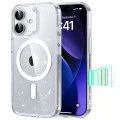 Калъф за iPhone 17 - ESR - Classic Hybrid HaloLock - Прозрачен Shimmer
