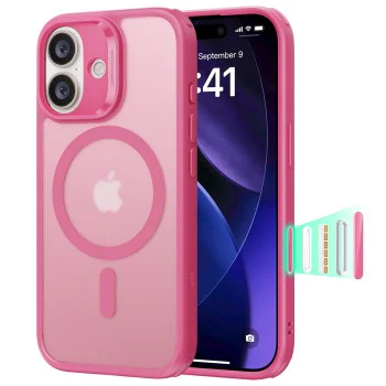 Калъф за iPhone 17 - ESR - Classic Hybrid HaloLock - Frosted Розов