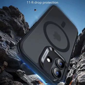 Калъф за iPhone 17 - ESR - Classic Hybrid HaloLock - Frosted Черен