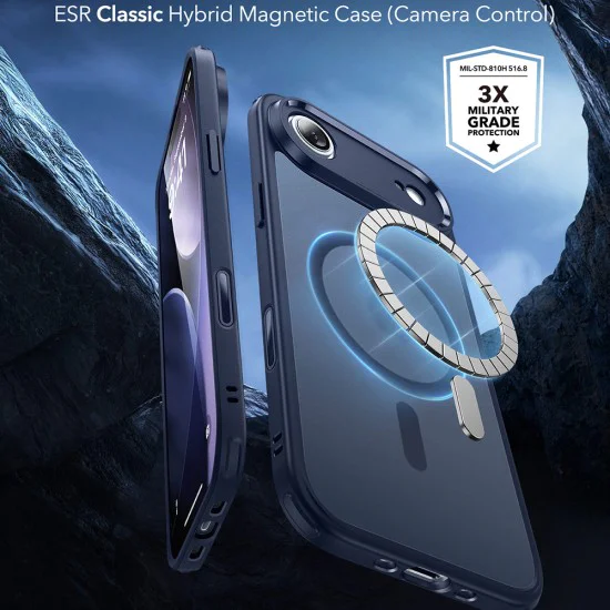 Калъф за iPhone 17 Air - ESR - Classic Hybrid HaloLock - Frosted Blue