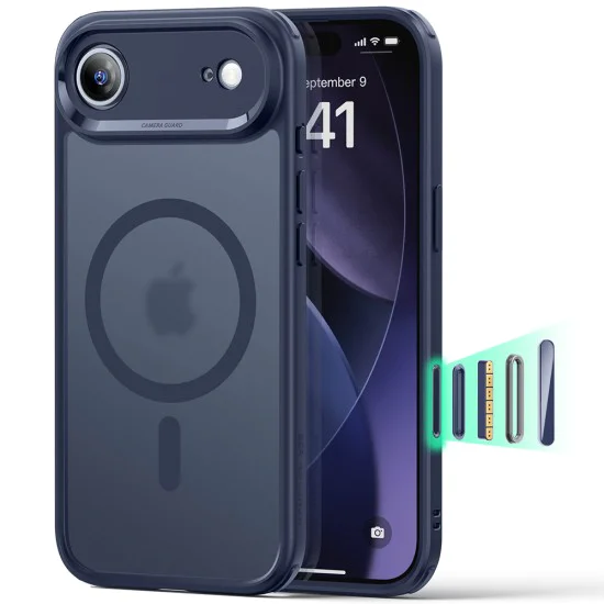 Калъф за iPhone 17 Air - ESR - Classic Hybrid HaloLock - Frosted Blue