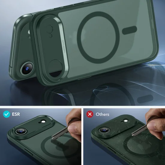 Калъф за iPhone 17 Air - ESR - Classic Hybrid HaloLock - Frosted Зелен