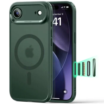 Калъф за iPhone 17 Air - ESR - Classic Hybrid HaloLock - Frosted Зелен