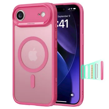 Калъф за iPhone 17 Air - ESR - Classic Hybrid HaloLock - Frosted Розов