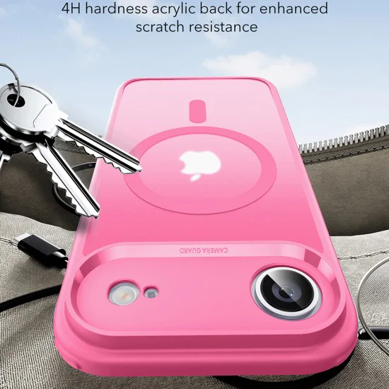 Калъф за iPhone 17 Air - ESR - Classic Hybrid HaloLock - Frosted Розов