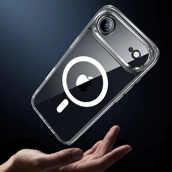 Калъф за iPhone 17 Air - ESR - Classic Hybrid HaloLock - Прозрачен