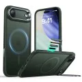 Калъф за iPhone 17 Air – с MagSafe – ESR Classic Hybrid HaloLock Kickstand – Матиран зелен