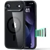Калъф за iPhone 17 Air - ESR - Classic Hybrid HaloLock - Прозрачен Черен