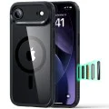 Калъф за iPhone 17 Air - ESR - Classic Hybrid HaloLock - Прозрачен Черен