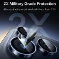 Протектор за лещите на камерата за iPhone iPhone 14 Pro/Pro Max/15 Pro/Pro Max/16 Pro/Pro Max/17 Pro/Pro Max - ESR Armorite - Синьо