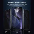 Протектор за iPhone 17 - ESR - Протектор за екран Armorite UltraFit за защита на личните данни (3 броя) - Черен