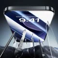 Протектор за iPhone 17 - ESR - Протектор за екран Armorite UltraFit за защита на личните данни (3 броя) - Черен