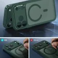 Калъф за iPhone 17 Pro – с MagSafe – ESR Classic Hybrid HaloLock – Матиран зелен