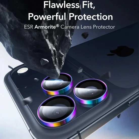 Протектор - Камера за iPhone 14 Pro/Pro Max/15 Pro/Pro Max/16 Pro/16 Pro Max/17 Pro/17 Pro Max - ESR - Armorite протектори за обективи за камера - Хроматни