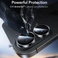 Протектор - Камера за iPhone 16 / iPhone 16 Plus / iPhone 17 - ESR - Протектори за обективи за камера Armorite (2 броя) - Черен