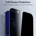Протектор за iPhone 17 Air - ESR - Закалено стъкло UltraFit с защита от Privacy (3 броя) - Черен
