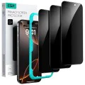 Протектор за iPhone 17 Pro Max - ESR - Закалено стъкло за Privacy (3 броя) - Черен