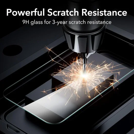 Протектор за iPhone 17 Air - ESR - Закалено стъкло за Privacy (3 броя) - Черен