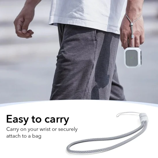 Калъф за Apple AirPods Pro 3 – с MagSafe – ESR Orbit Hybrid HaloLock – Бял