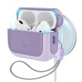 Калъф за Apple AirPods Pro 3 – с MagSafe – ESR Orbit Hybrid HaloLock – Лавандула