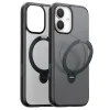 Калъф за iPhone 17 - Torras - Ostand Spin MagSafe Series - Черен